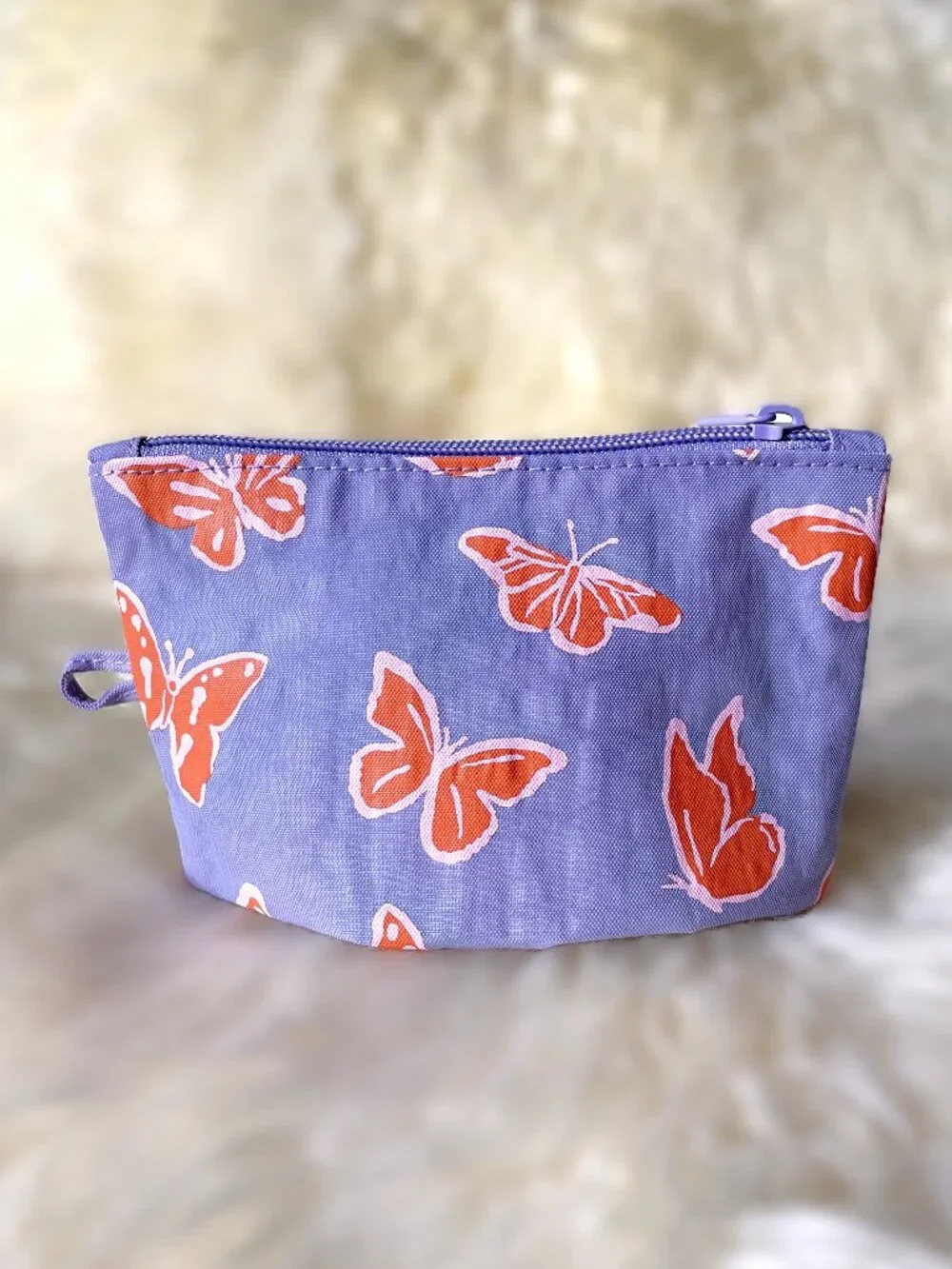 NWOT Baggu Go Pouch Small - Butterflies (Spring Animals)